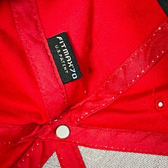 2002 Vintage Reebok NFL Atlanta Falcons Stretch Fit Official Hat Cap Red S/M Exc - Picture 7 of 7